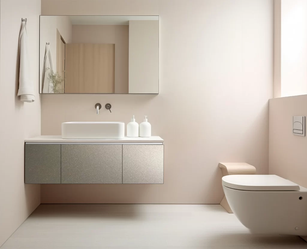 Decorlux_Tableros_MDF_1800__Acrilico_Top_Matt_Mate_Beige_Metallic_Baño