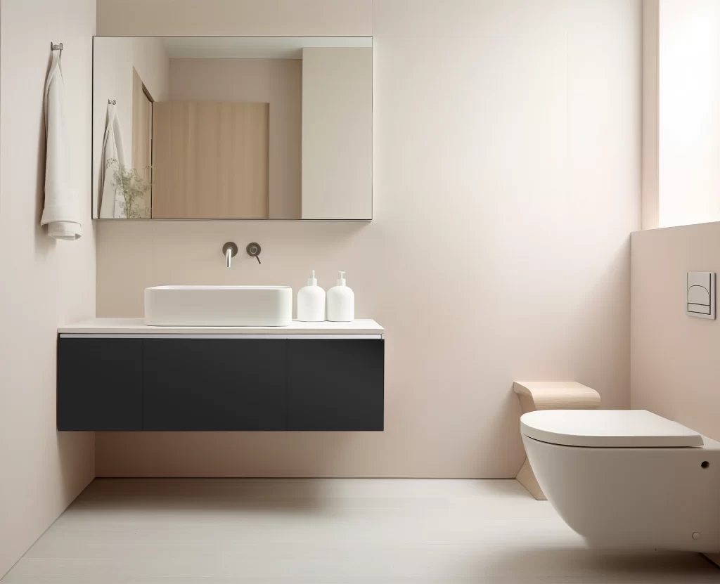 Decorlux_Tableros_MDF_1800__Acrilico_Top_Matt_Mate_Black_Baño