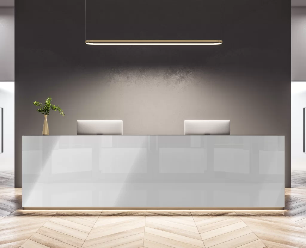 Decorlux_Tableros_MDF_1800_Acrilico_High_Gloss_Alto_Brillo_Acryl_glass_recepcion