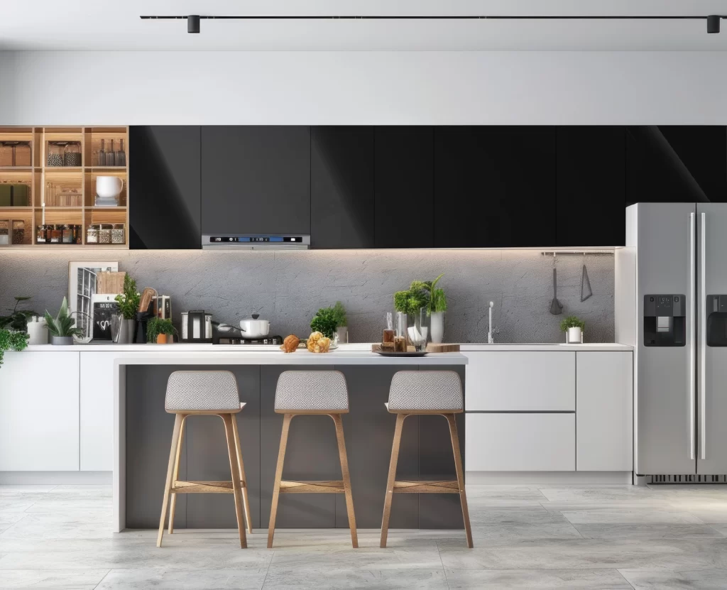Decorlux_Tableros_MDF_1800_Acrilico_High_Gloss_Alto_Brillo_Black_Cocina