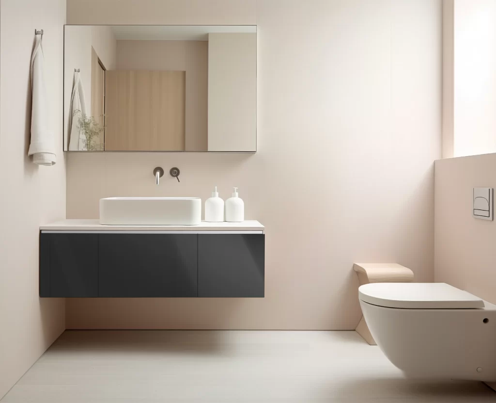 Decorlux_Tableros_MDF_1800_Acrilico_High_Gloss_Alto_Brillo_Dark_Grey_Baño
