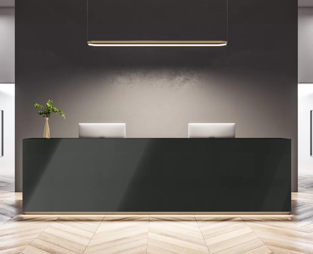 Decorlux_Tableros_MDF_1800_Acrilico_High_Gloss_Alto_Brillo_Dark_Grey_recepcion