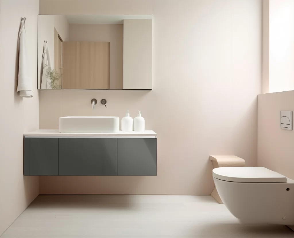Decorlux_Tableros_MDF_1800_Acrilico_High_Gloss_Alto_Brillo_Grey_Baño