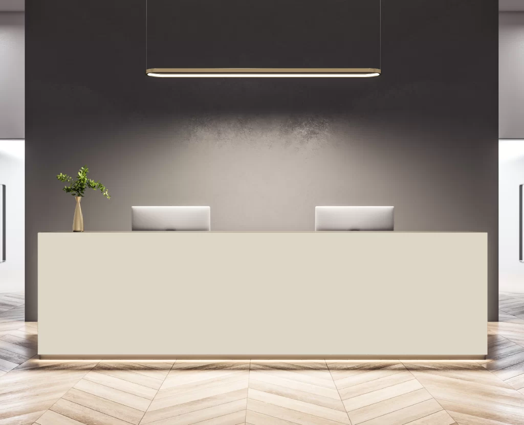 Decorlux_Tableros_MDF_1800__Acrilico_Top_Matt_Mate_Beige_Recepcion