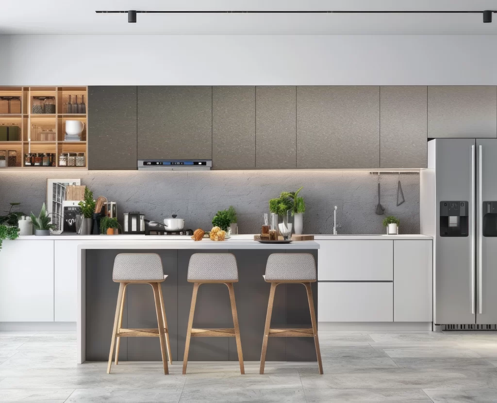 Decorlux_Tableros_MDF_1800__Acrilico_Top_Matt_Mate_Beige_metallic_Cocina