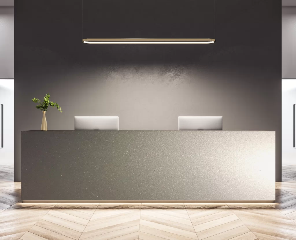 Decorlux_Tableros_MDF_1800__Acrilico_Top_Matt_Mate_Beige_metallic_Recepcion