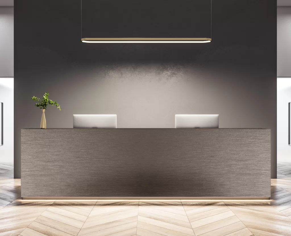 Decorlux_Tableros_MDF_PP_Champagne_Brushed_Recepcion