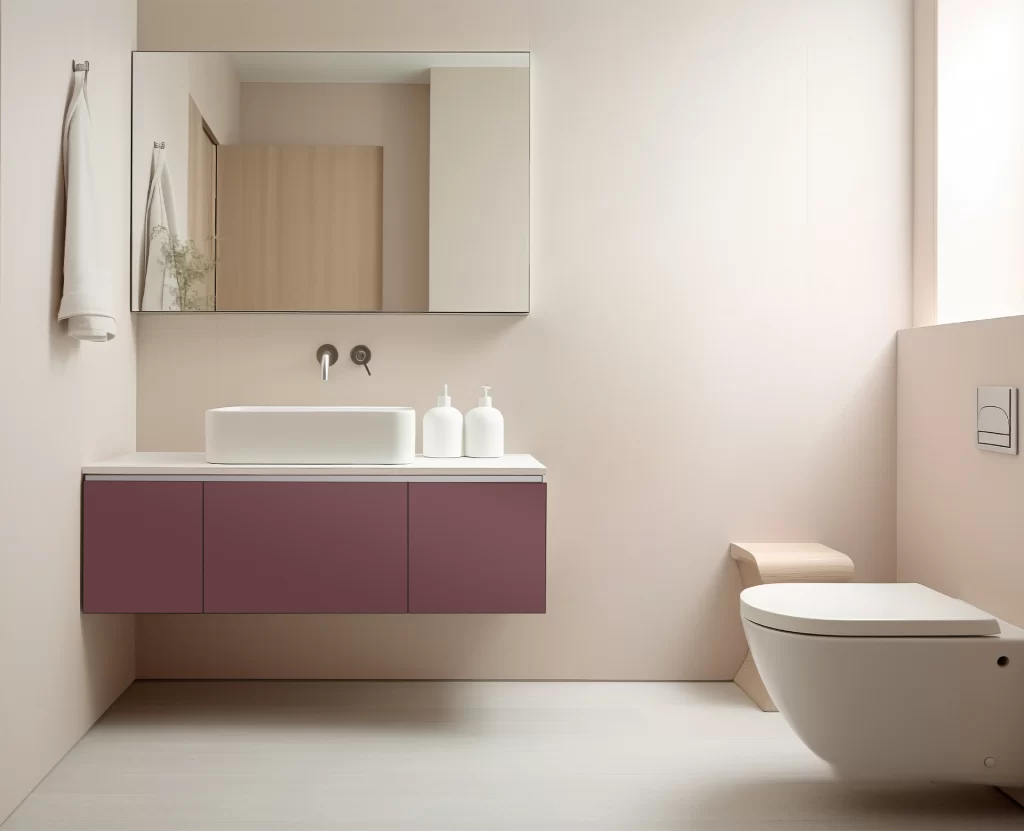Decorlux_Tableros_MDF_PP_Red_Clay_baño